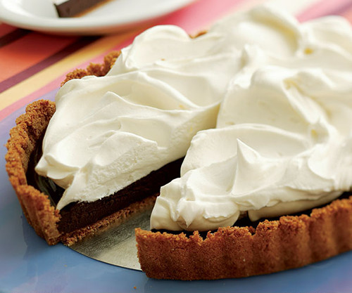 Dessert Recipes from Two Sisters - Chocolate tart with vanilla mascarpone cream